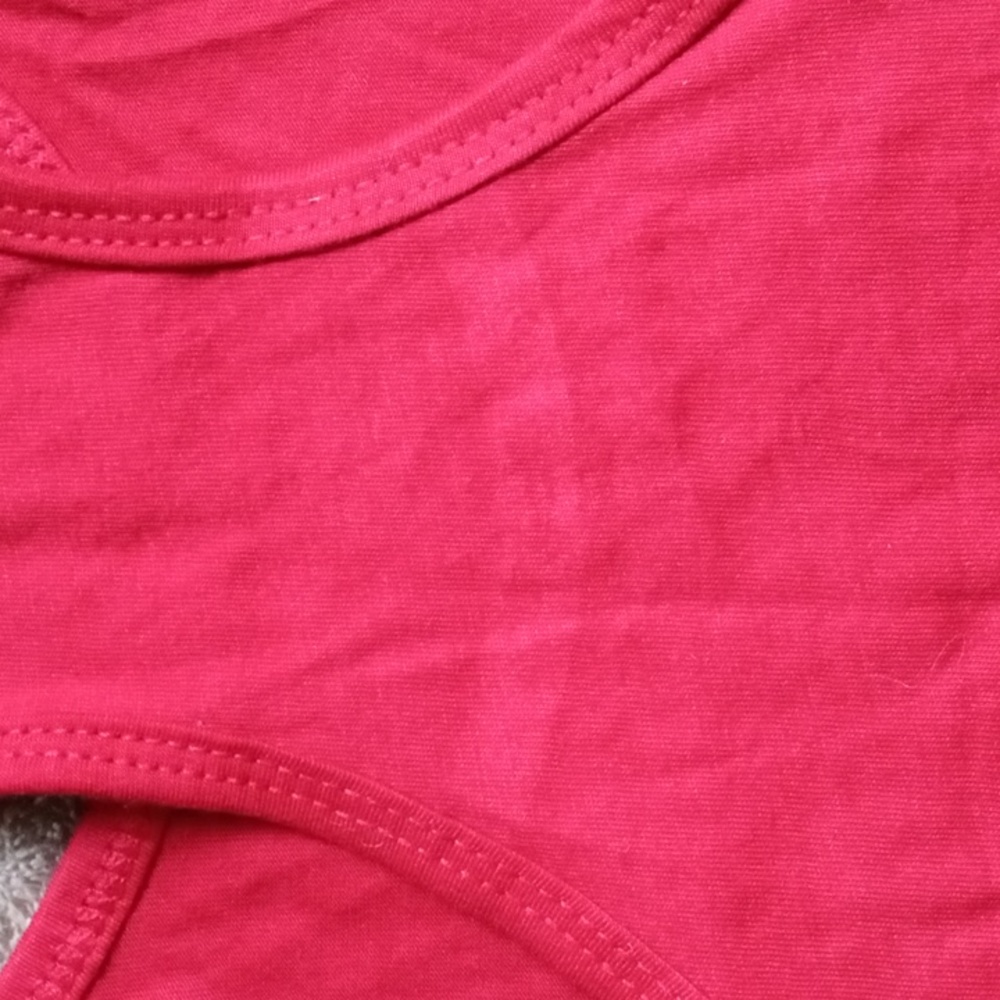 Burgundy racerback graphic tank - Picture 6 of 8